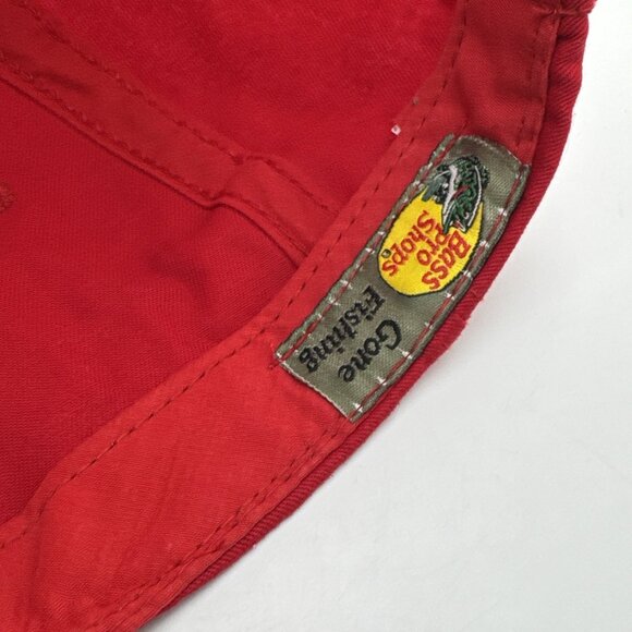 Cabela's SnapBack Cap Hat Red Size OSFM Embroidered Logo - Picture 5 of 5